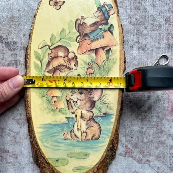 Rustic Brown and Green Woodland Art Wall Decor - Picture 3 of 4